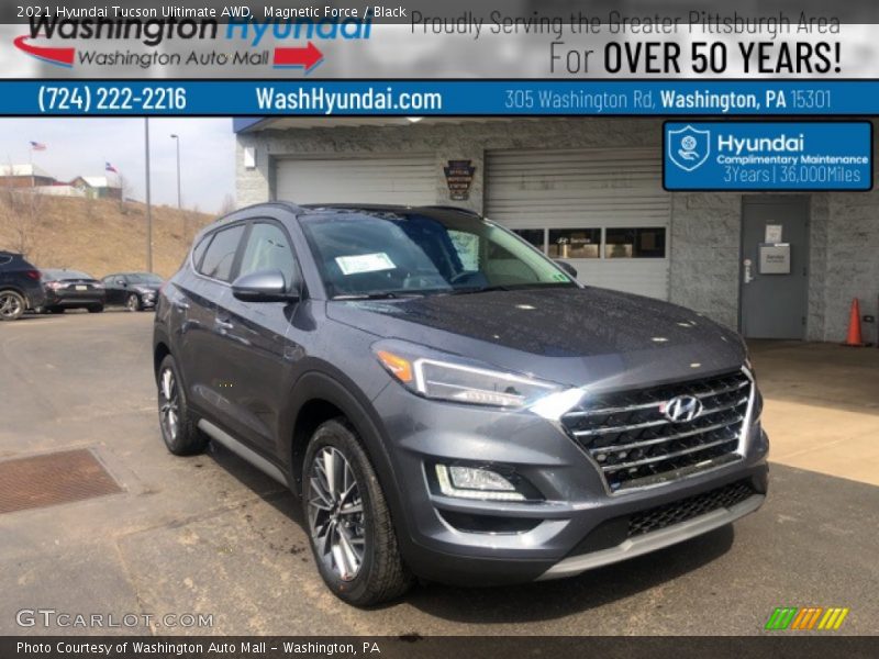 Magnetic Force / Black 2021 Hyundai Tucson Ulitimate AWD