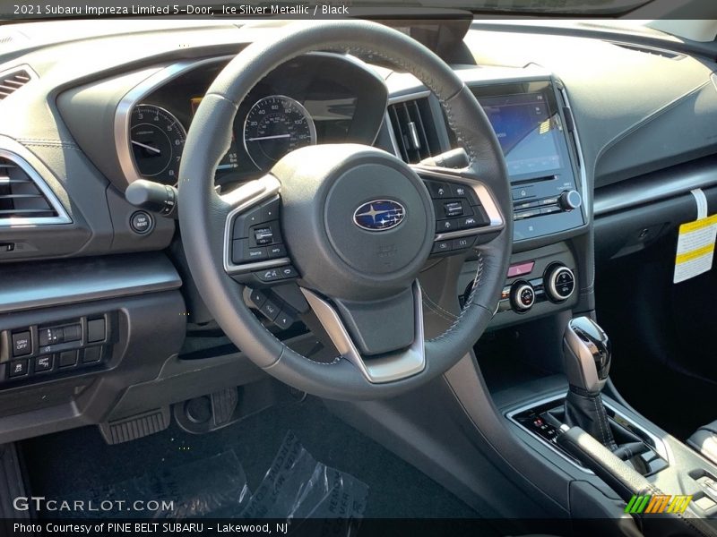 Ice Silver Metallic / Black 2021 Subaru Impreza Limited 5-Door