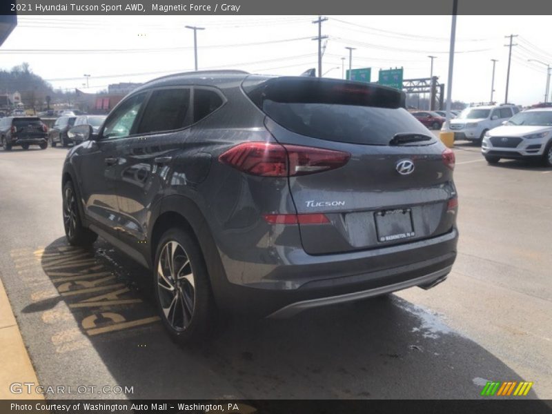 Magnetic Force / Gray 2021 Hyundai Tucson Sport AWD