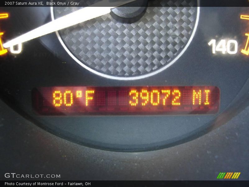 Black Onyx / Gray 2007 Saturn Aura XE