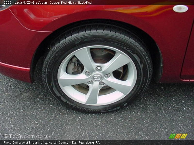 Copper Red Mica / Black/Red 2006 Mazda MAZDA3 s Sedan