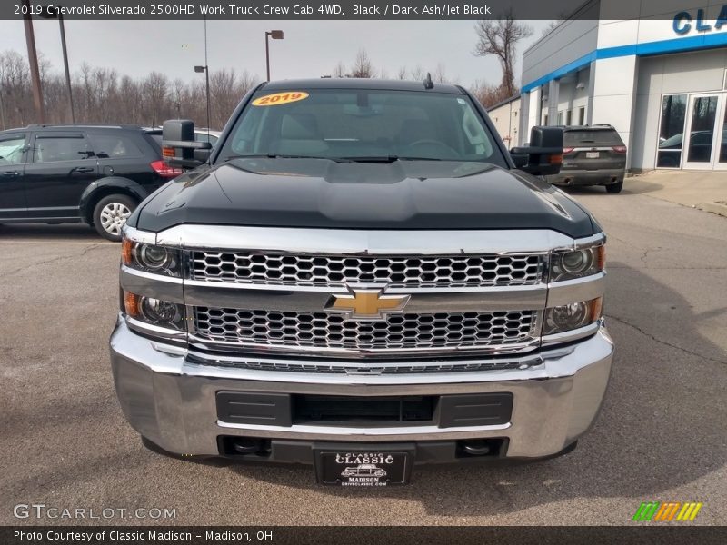 Black / Dark Ash/Jet Black 2019 Chevrolet Silverado 2500HD Work Truck Crew Cab 4WD
