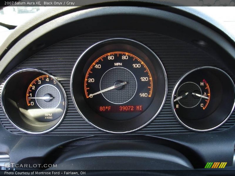 Black Onyx / Gray 2007 Saturn Aura XE