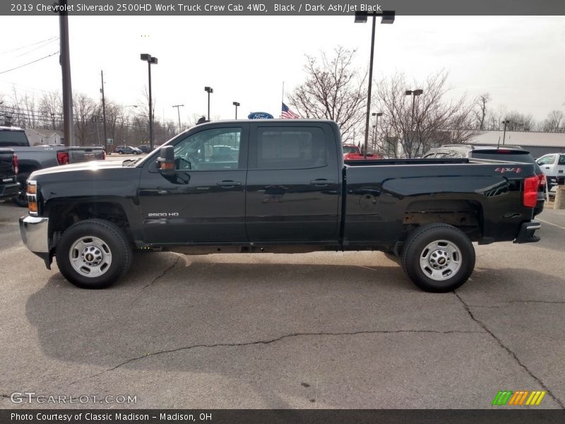 Black / Dark Ash/Jet Black 2019 Chevrolet Silverado 2500HD Work Truck Crew Cab 4WD