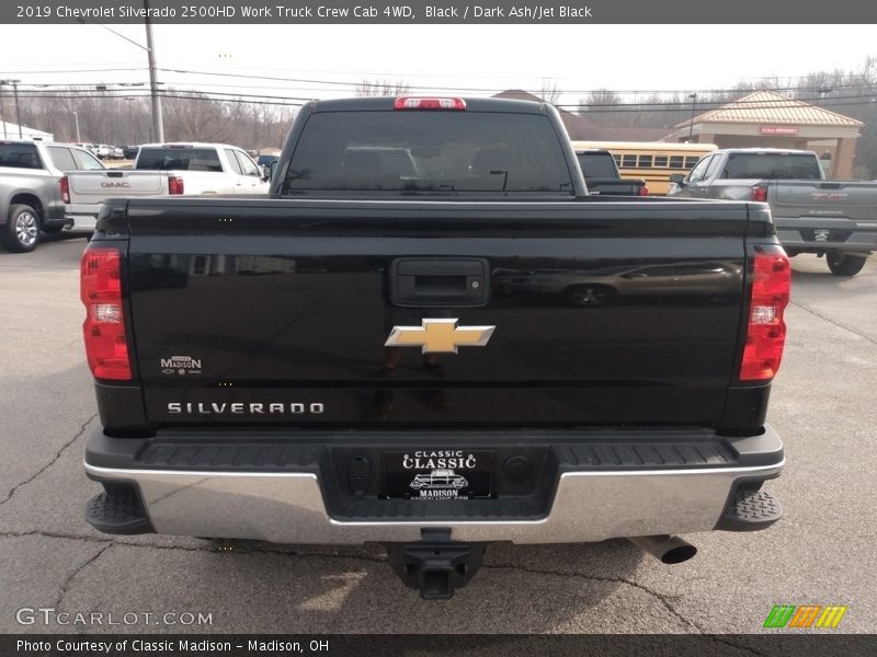 Black / Dark Ash/Jet Black 2019 Chevrolet Silverado 2500HD Work Truck Crew Cab 4WD