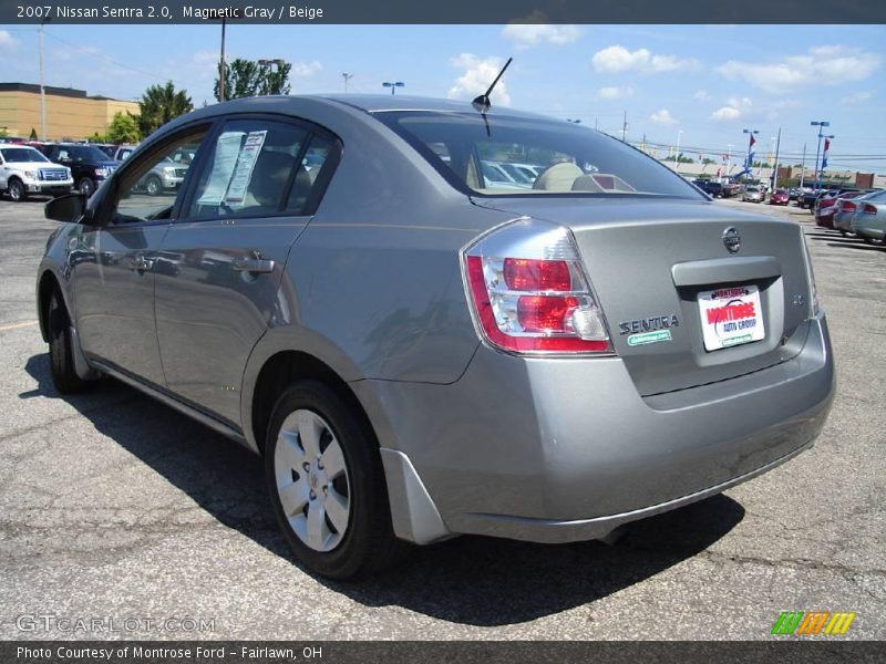 Magnetic Gray / Beige 2007 Nissan Sentra 2.0