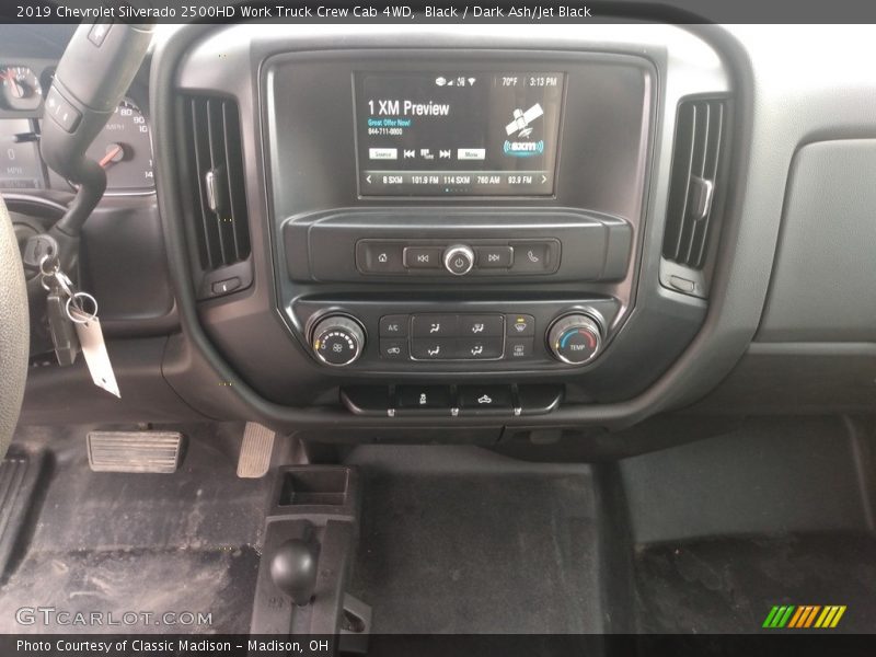 Black / Dark Ash/Jet Black 2019 Chevrolet Silverado 2500HD Work Truck Crew Cab 4WD
