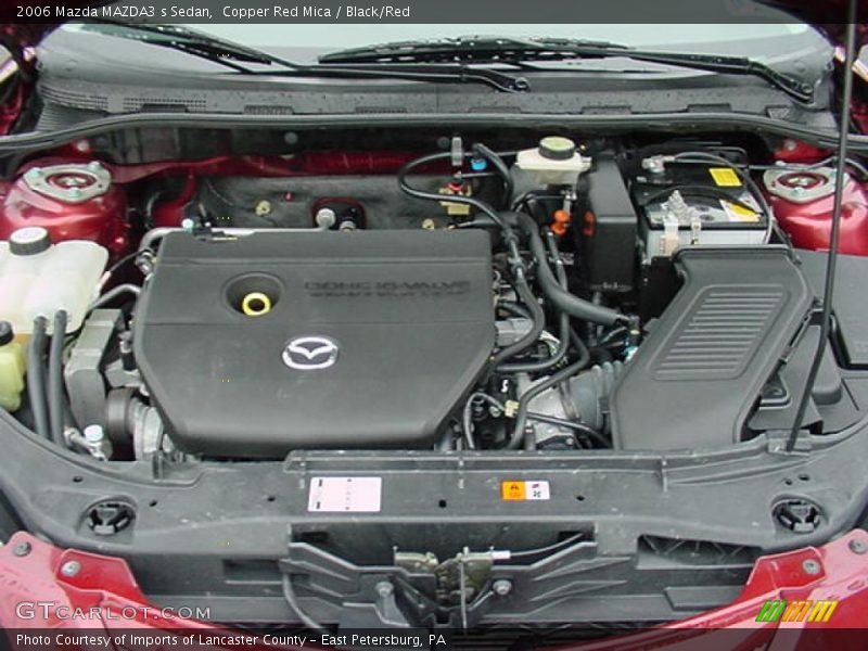 Copper Red Mica / Black/Red 2006 Mazda MAZDA3 s Sedan