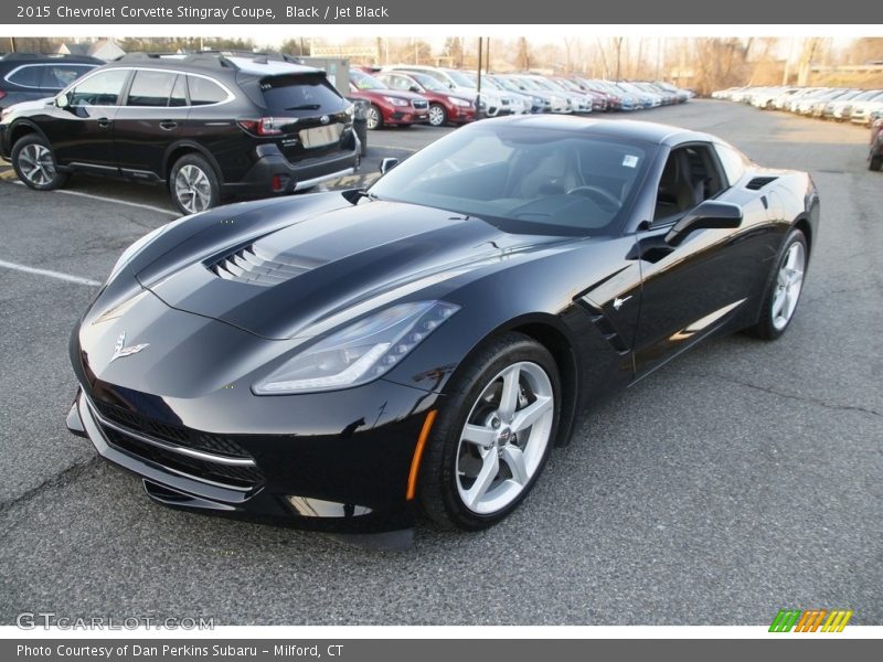 Black / Jet Black 2015 Chevrolet Corvette Stingray Coupe