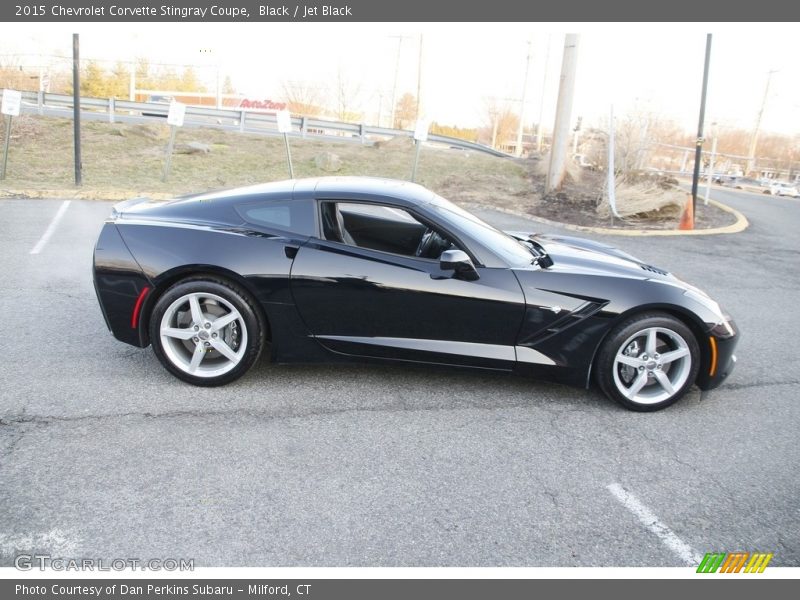 Black / Jet Black 2015 Chevrolet Corvette Stingray Coupe