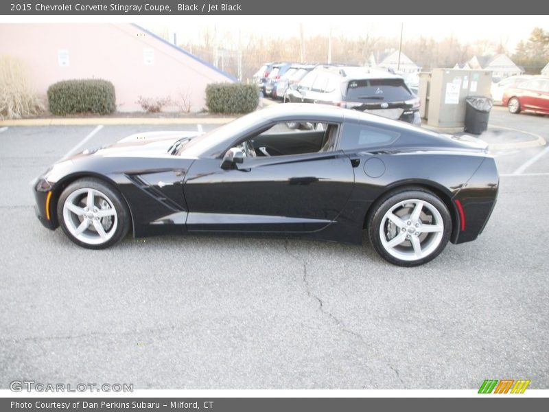 Black / Jet Black 2015 Chevrolet Corvette Stingray Coupe