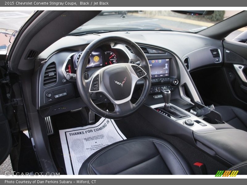 Black / Jet Black 2015 Chevrolet Corvette Stingray Coupe