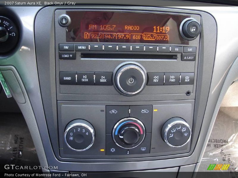 Black Onyx / Gray 2007 Saturn Aura XE