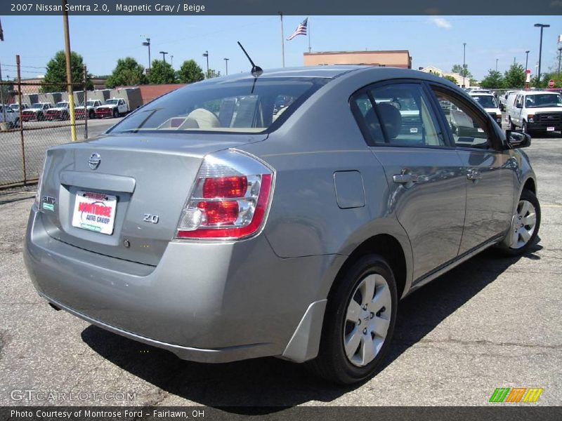 Magnetic Gray / Beige 2007 Nissan Sentra 2.0