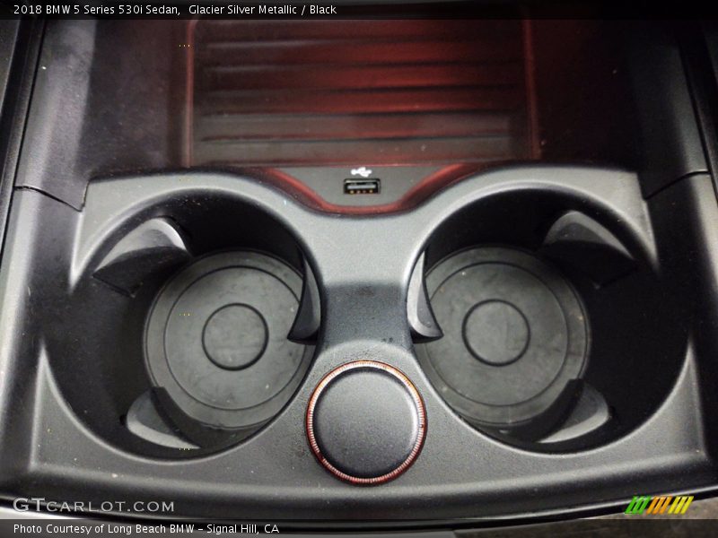 Glacier Silver Metallic / Black 2018 BMW 5 Series 530i Sedan