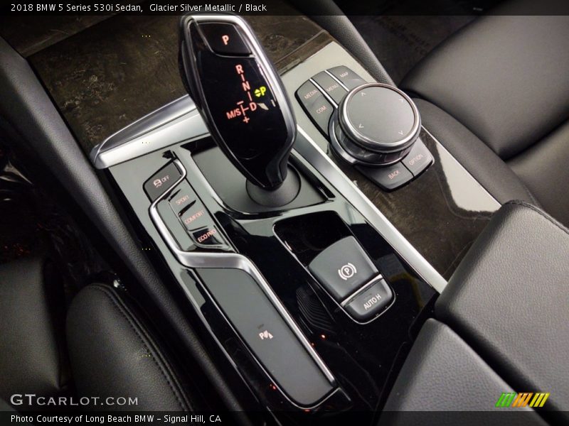 Glacier Silver Metallic / Black 2018 BMW 5 Series 530i Sedan