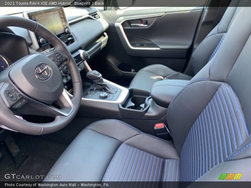 Blueprint / Black 2021 Toyota RAV4 XSE AWD Hybrid