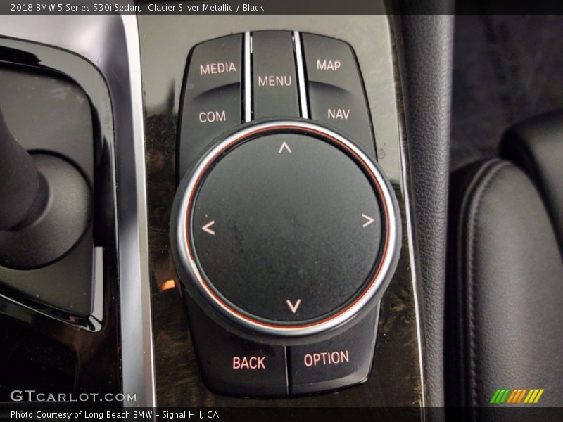 Glacier Silver Metallic / Black 2018 BMW 5 Series 530i Sedan