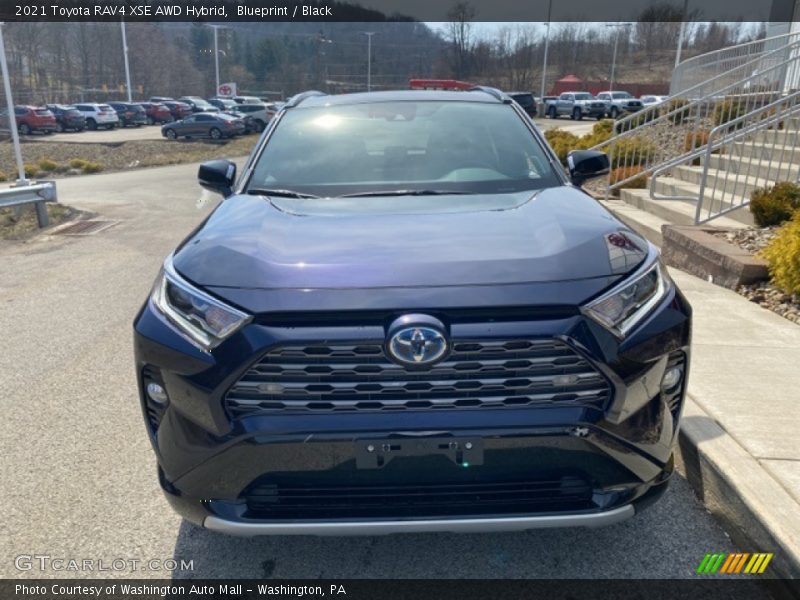 Blueprint / Black 2021 Toyota RAV4 XSE AWD Hybrid