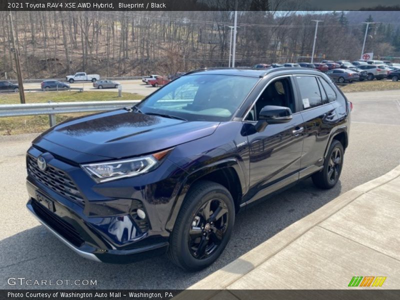 Blueprint / Black 2021 Toyota RAV4 XSE AWD Hybrid