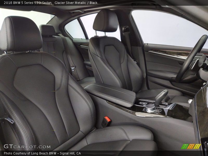 Glacier Silver Metallic / Black 2018 BMW 5 Series 530i Sedan
