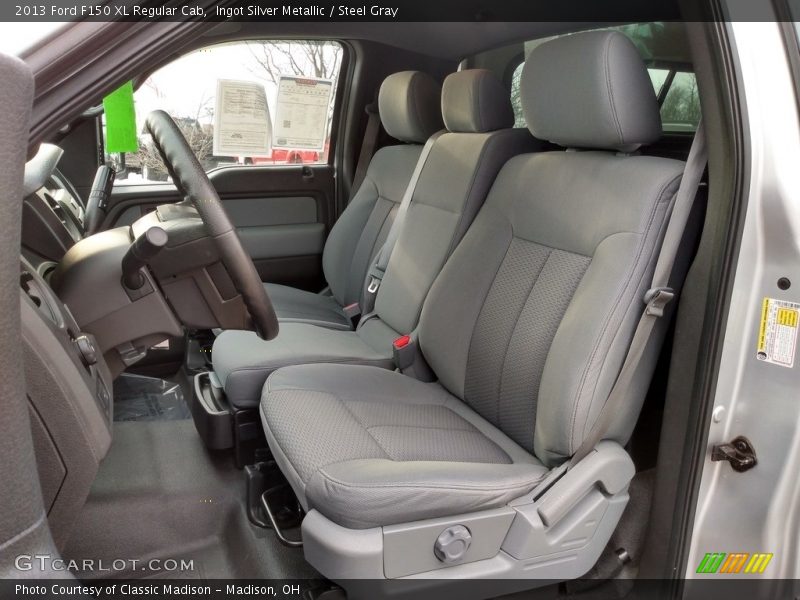 Ingot Silver Metallic / Steel Gray 2013 Ford F150 XL Regular Cab