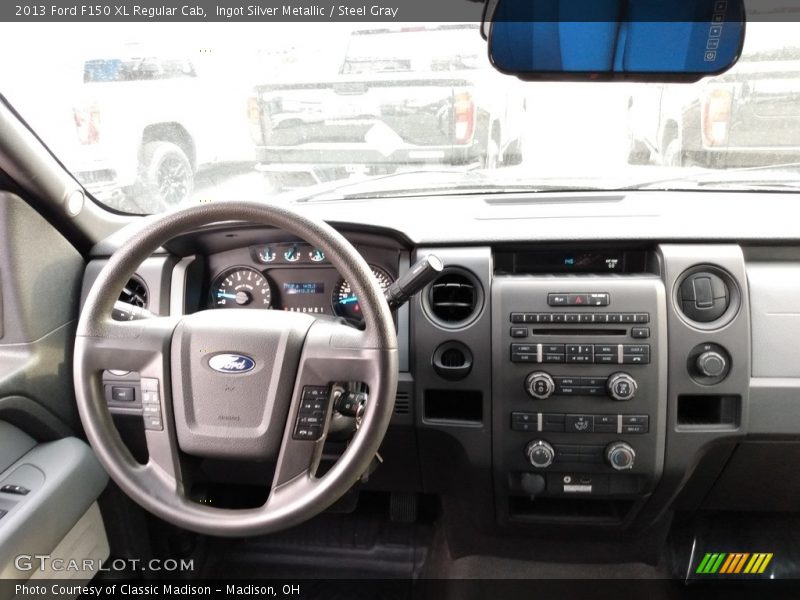 Ingot Silver Metallic / Steel Gray 2013 Ford F150 XL Regular Cab