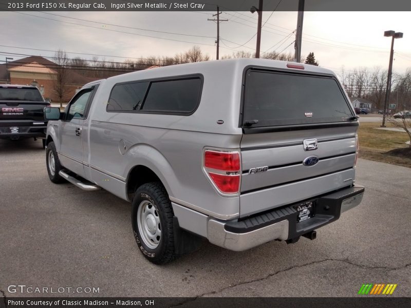 Ingot Silver Metallic / Steel Gray 2013 Ford F150 XL Regular Cab