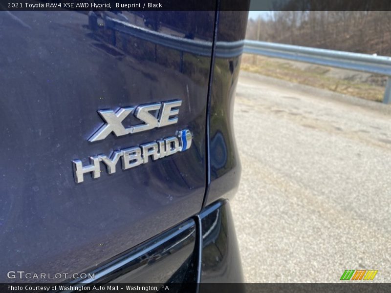 Blueprint / Black 2021 Toyota RAV4 XSE AWD Hybrid