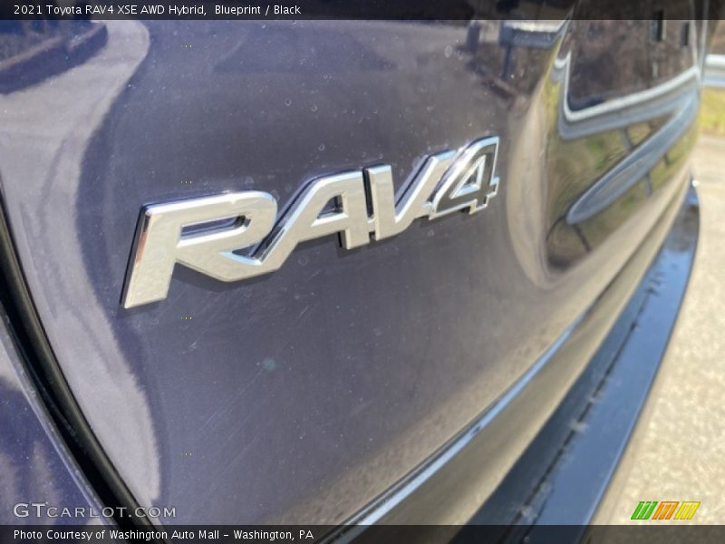 Blueprint / Black 2021 Toyota RAV4 XSE AWD Hybrid