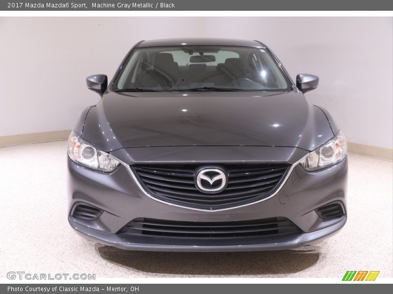 Machine Gray Metallic / Black 2017 Mazda Mazda6 Sport