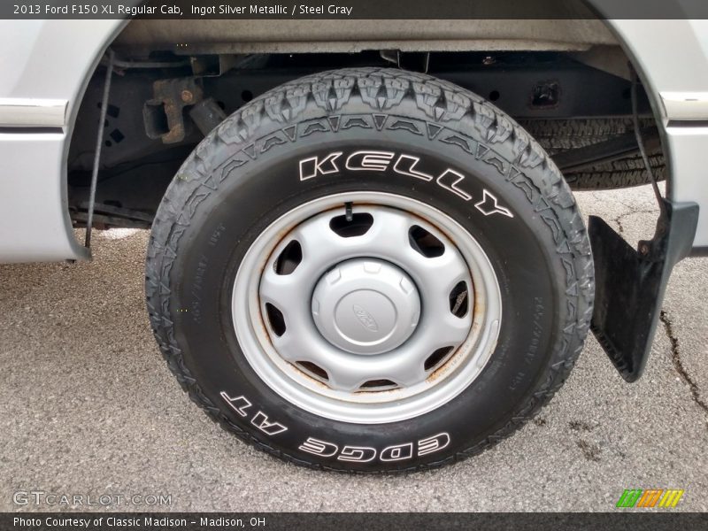 Ingot Silver Metallic / Steel Gray 2013 Ford F150 XL Regular Cab