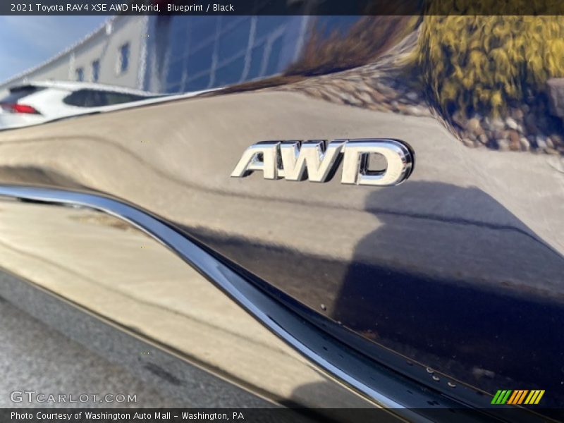 Blueprint / Black 2021 Toyota RAV4 XSE AWD Hybrid