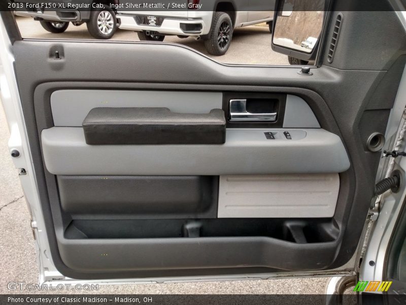 Ingot Silver Metallic / Steel Gray 2013 Ford F150 XL Regular Cab