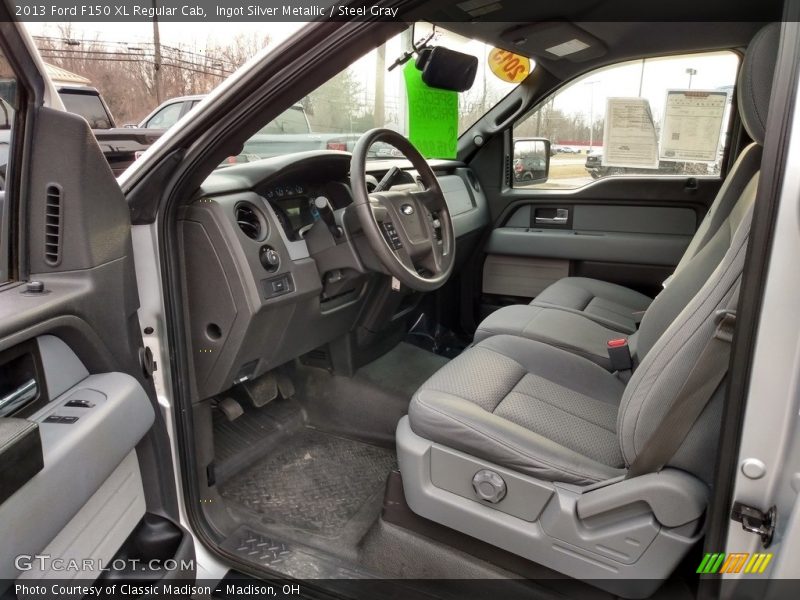 Ingot Silver Metallic / Steel Gray 2013 Ford F150 XL Regular Cab