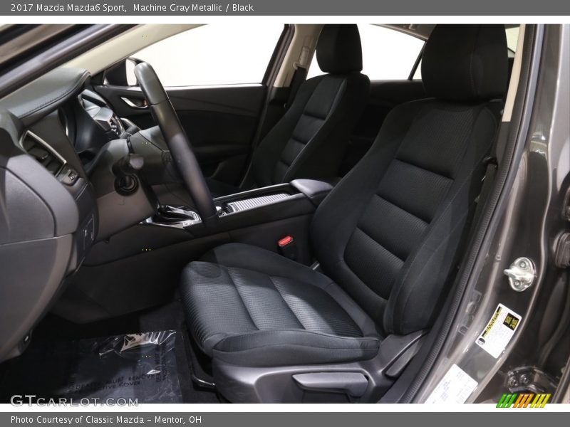 Machine Gray Metallic / Black 2017 Mazda Mazda6 Sport