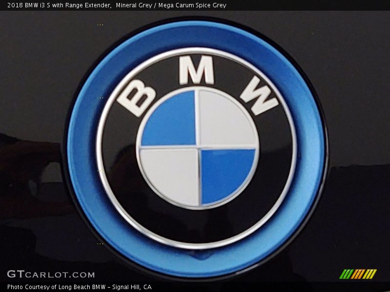 Mineral Grey / Mega Carum Spice Grey 2018 BMW i3 S with Range Extender