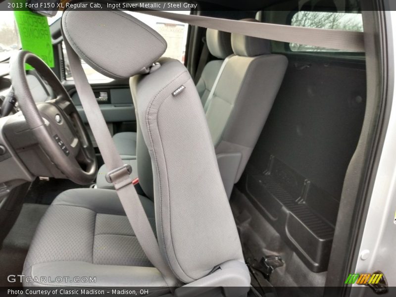 Ingot Silver Metallic / Steel Gray 2013 Ford F150 XL Regular Cab