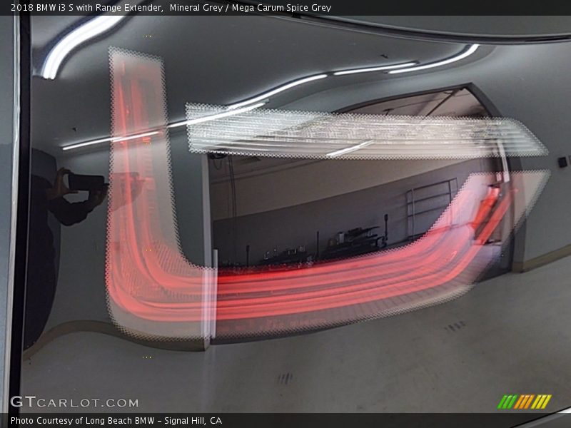 Mineral Grey / Mega Carum Spice Grey 2018 BMW i3 S with Range Extender