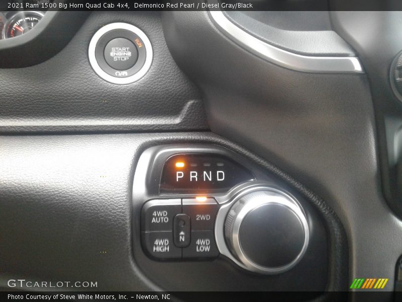 Delmonico Red Pearl / Diesel Gray/Black 2021 Ram 1500 Big Horn Quad Cab 4x4