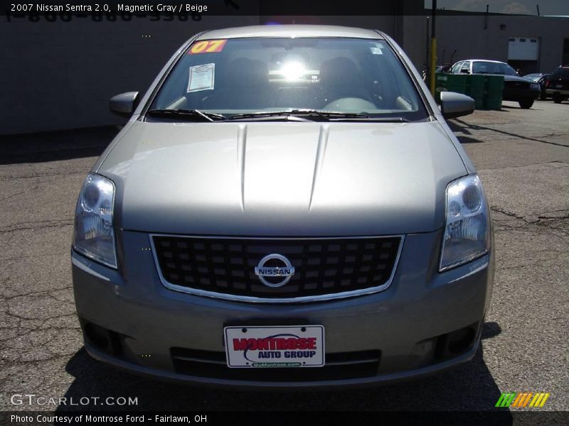 Magnetic Gray / Beige 2007 Nissan Sentra 2.0