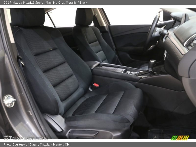 Machine Gray Metallic / Black 2017 Mazda Mazda6 Sport