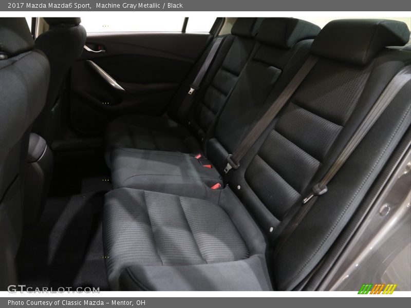 Machine Gray Metallic / Black 2017 Mazda Mazda6 Sport