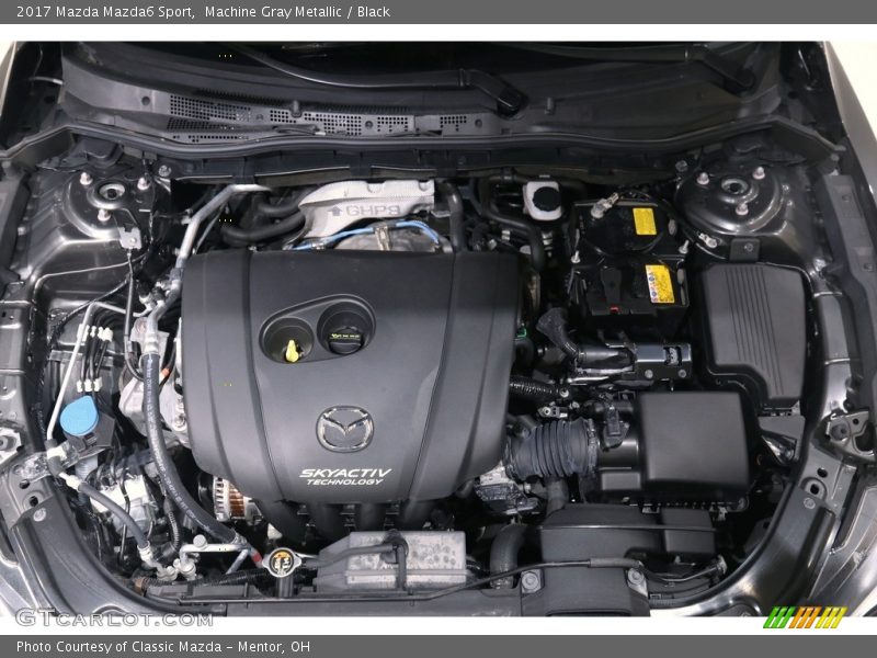 Machine Gray Metallic / Black 2017 Mazda Mazda6 Sport