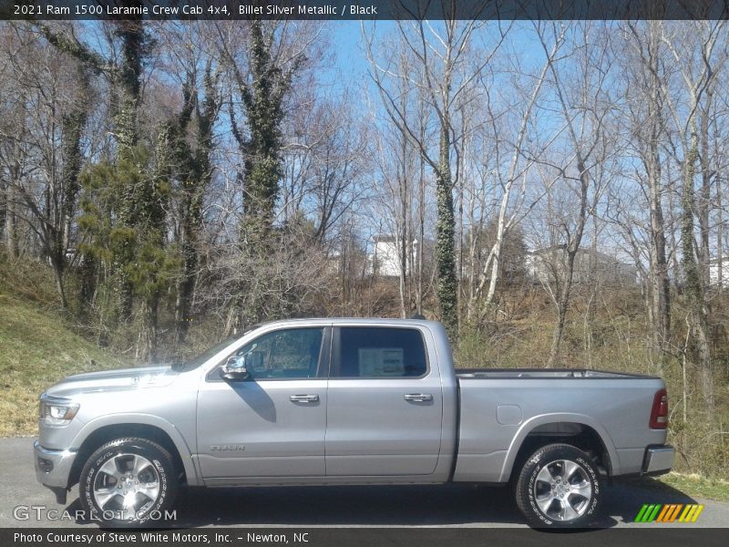 Billet Silver Metallic / Black 2021 Ram 1500 Laramie Crew Cab 4x4