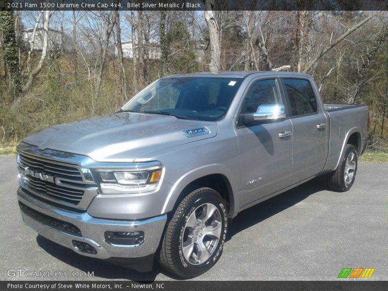 Billet Silver Metallic / Black 2021 Ram 1500 Laramie Crew Cab 4x4