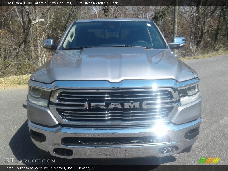 Billet Silver Metallic / Black 2021 Ram 1500 Laramie Crew Cab 4x4