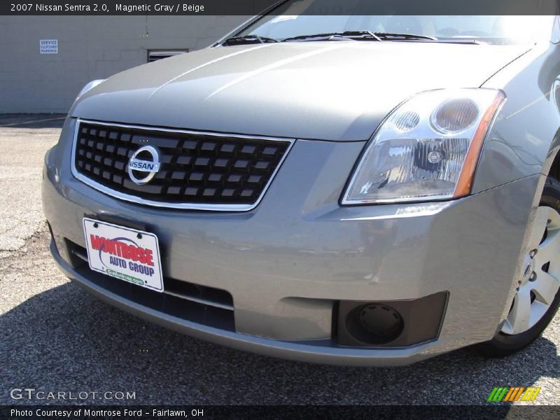Magnetic Gray / Beige 2007 Nissan Sentra 2.0