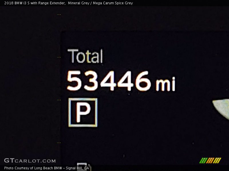 Mineral Grey / Mega Carum Spice Grey 2018 BMW i3 S with Range Extender