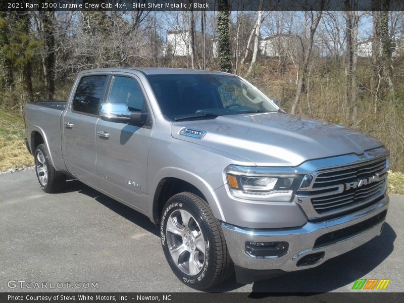 Billet Silver Metallic / Black 2021 Ram 1500 Laramie Crew Cab 4x4